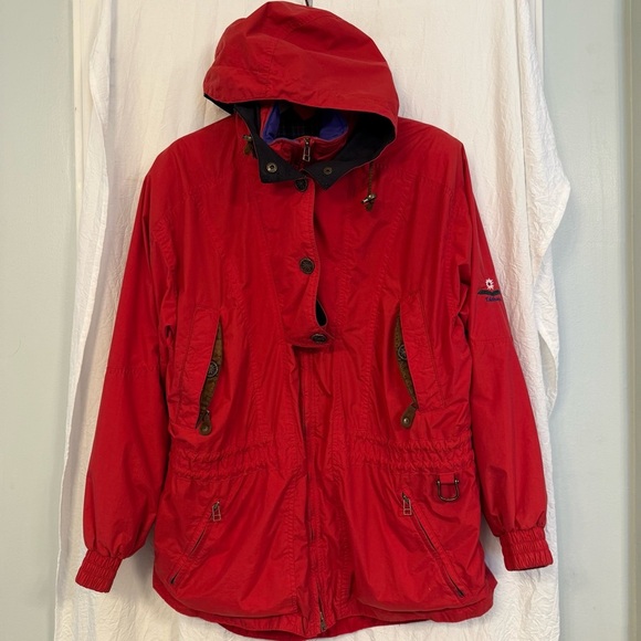 edelweiss Jackets & Blazers - Vintage Edelweiss Women’s Ski Jacket Red Size Medium 90s
